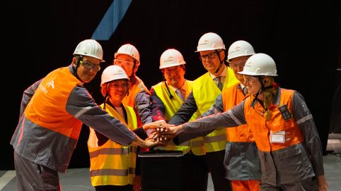 Inauguration ligne Magnelis ArcelorMittal Belgium Gand