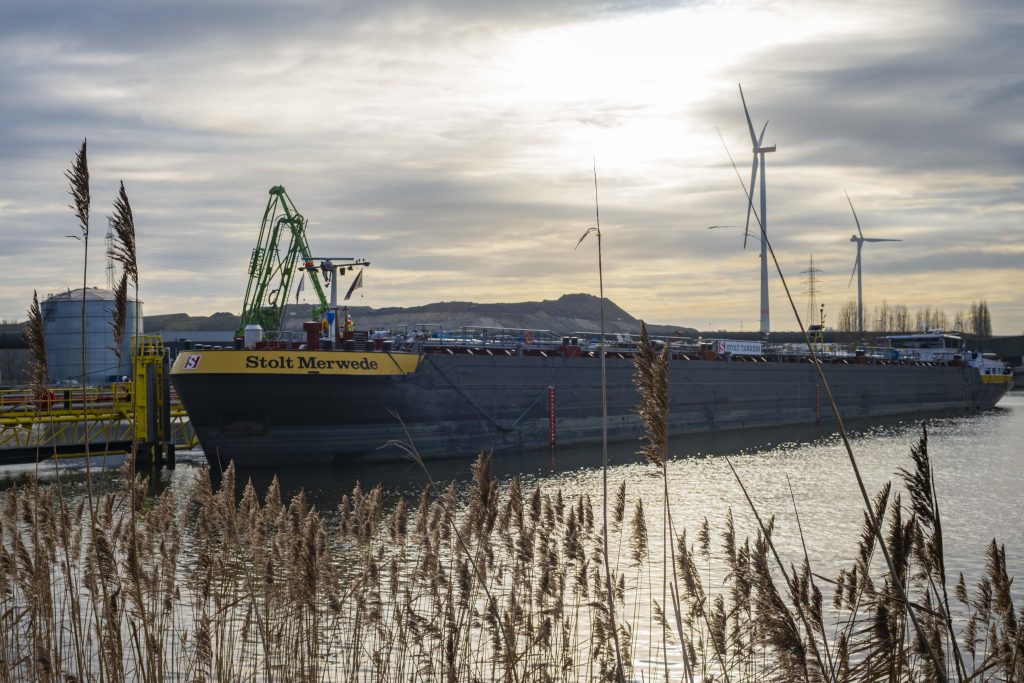 premiere barge ethanol ArcelorMittal Gand