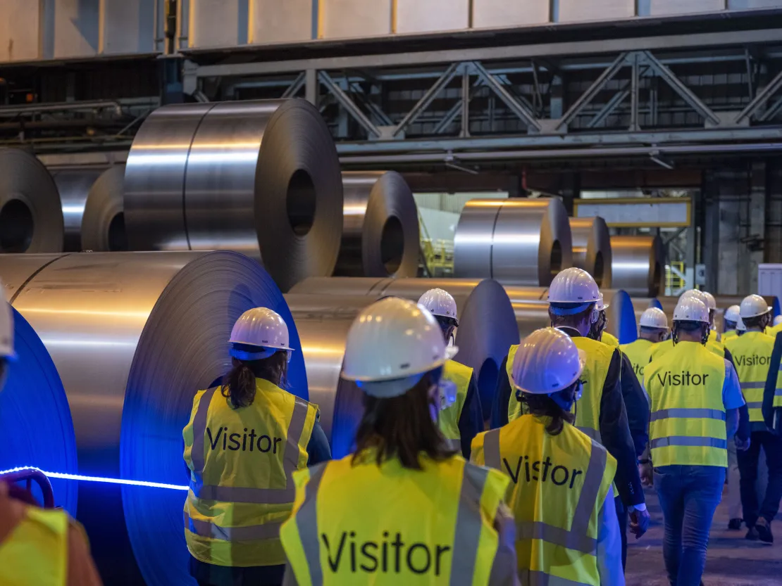 visiteurs de la journée clients bobines