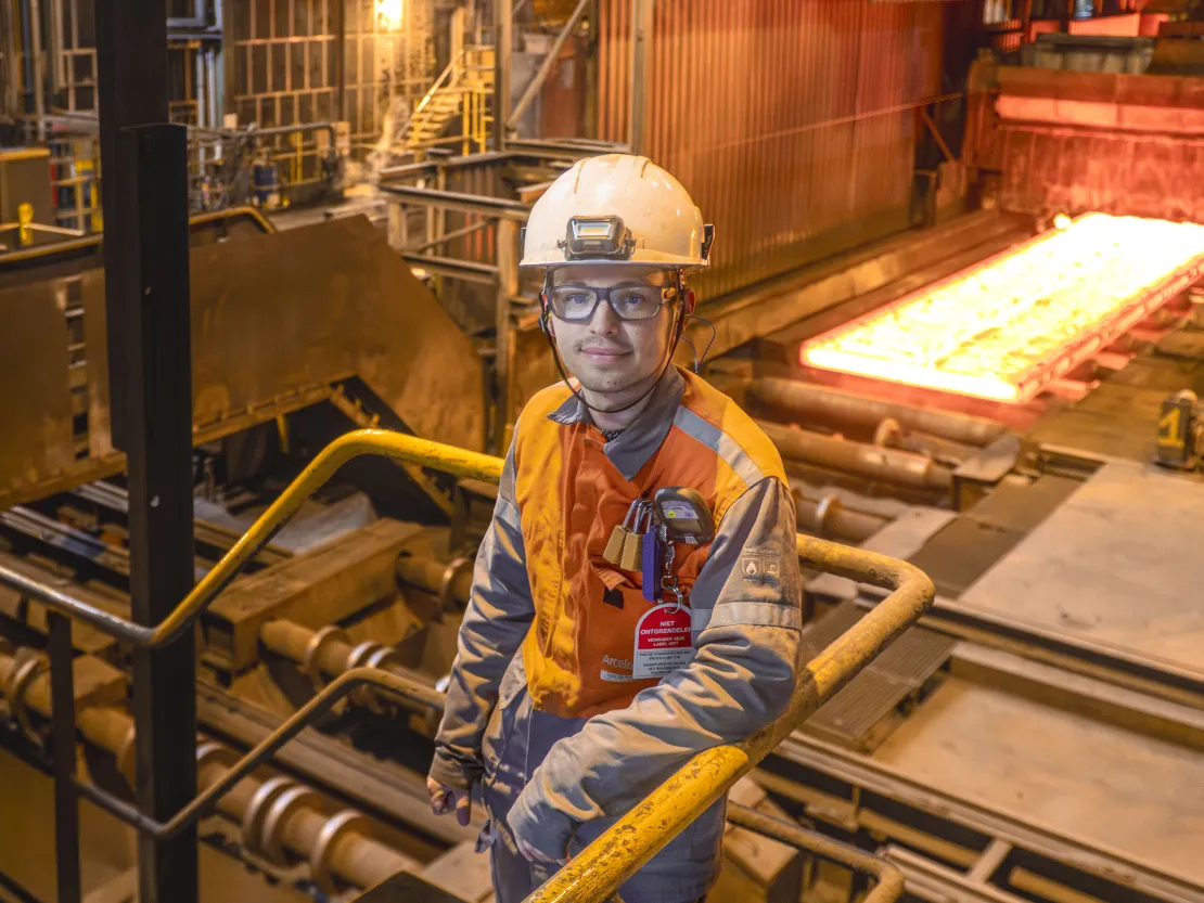 Hannes ingenieur staalfabriek