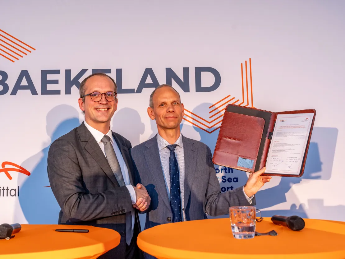 Eerste spadesteek hoogspanningsstation Frederik Van De Velde