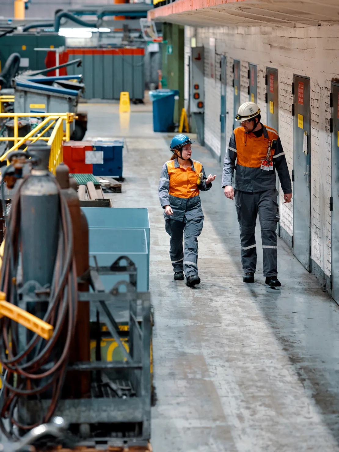 maintenance Lyn avec un collègue