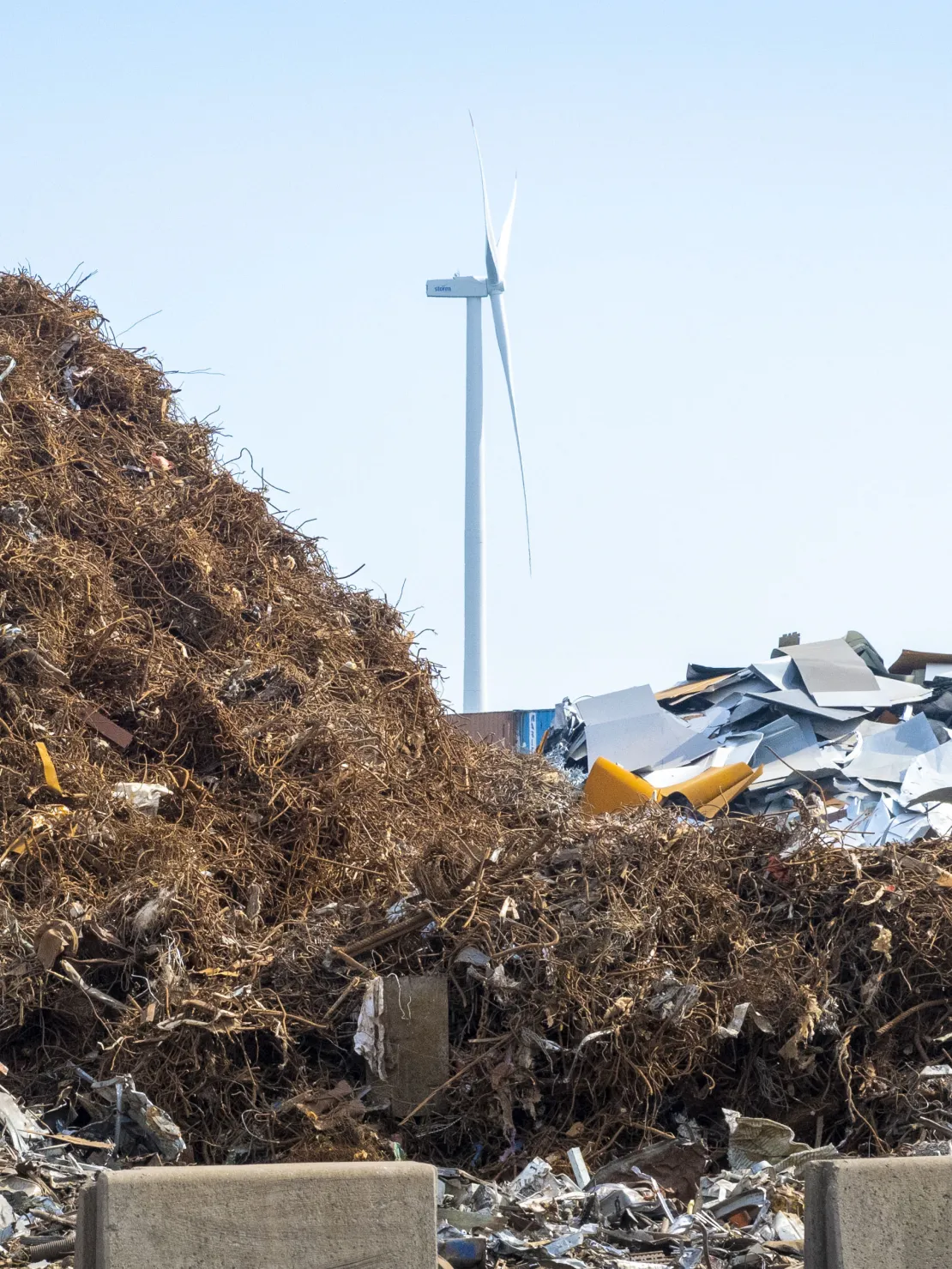 Steel scrap for steel recycling 