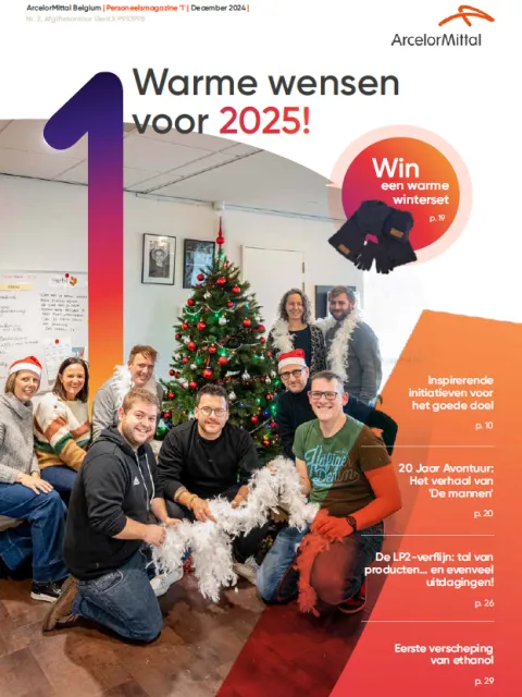 Cover personeelsmagazine '1'