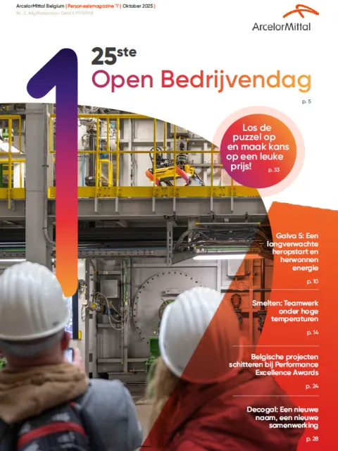 Cover personeelsmagazine '1' oktober 2025