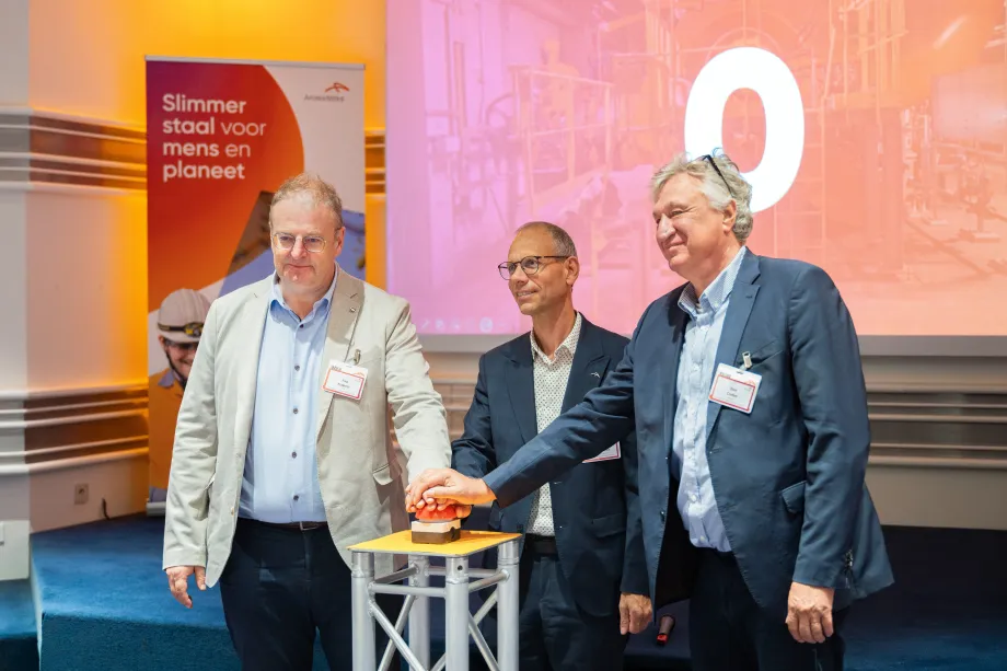 inauguration of TRT Top Gas Recovery Turbine Ghent