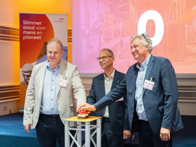 inauguratie TRT Top Gas Recovery Turbine Gent