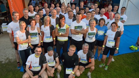 Medewerkers van ArcelorMittal Gent lopen voor het goede doel