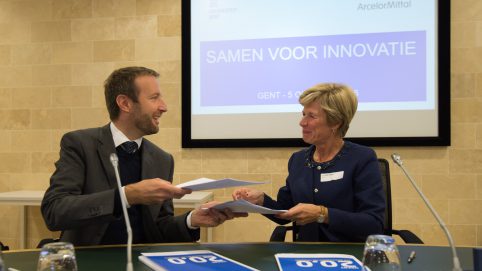 Arcelormittal Gent en Universiteit Gent gaan samen voor innovatie